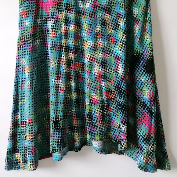 Cabi Womens Multicolor Sleeveless Dot Print Flowy Scoop Neck Tank Boho Dress XS - Picture 3 of 7